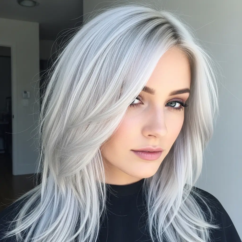 4. Platinum Blonde Highlights