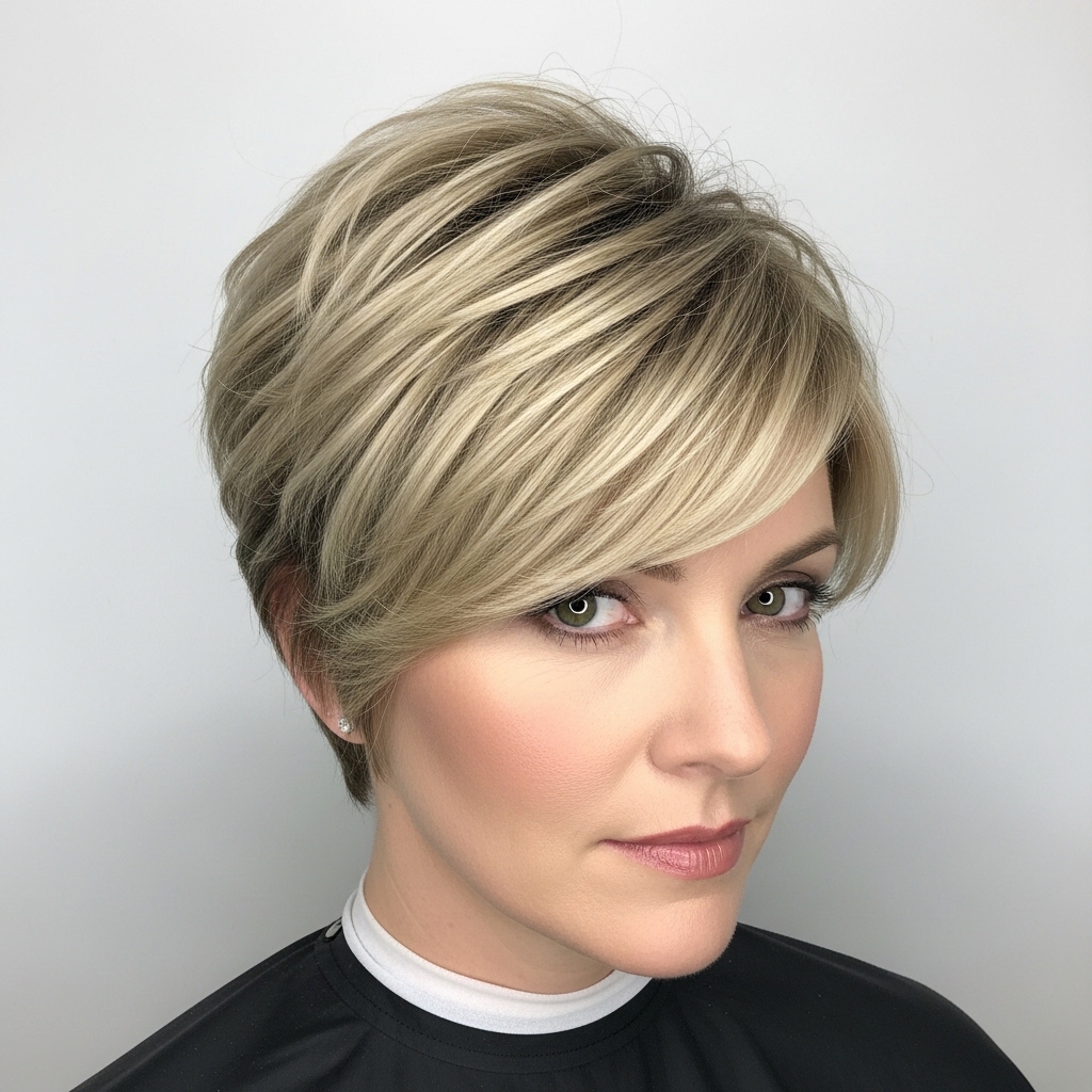 4. The Classic Pixie with Soft Layers