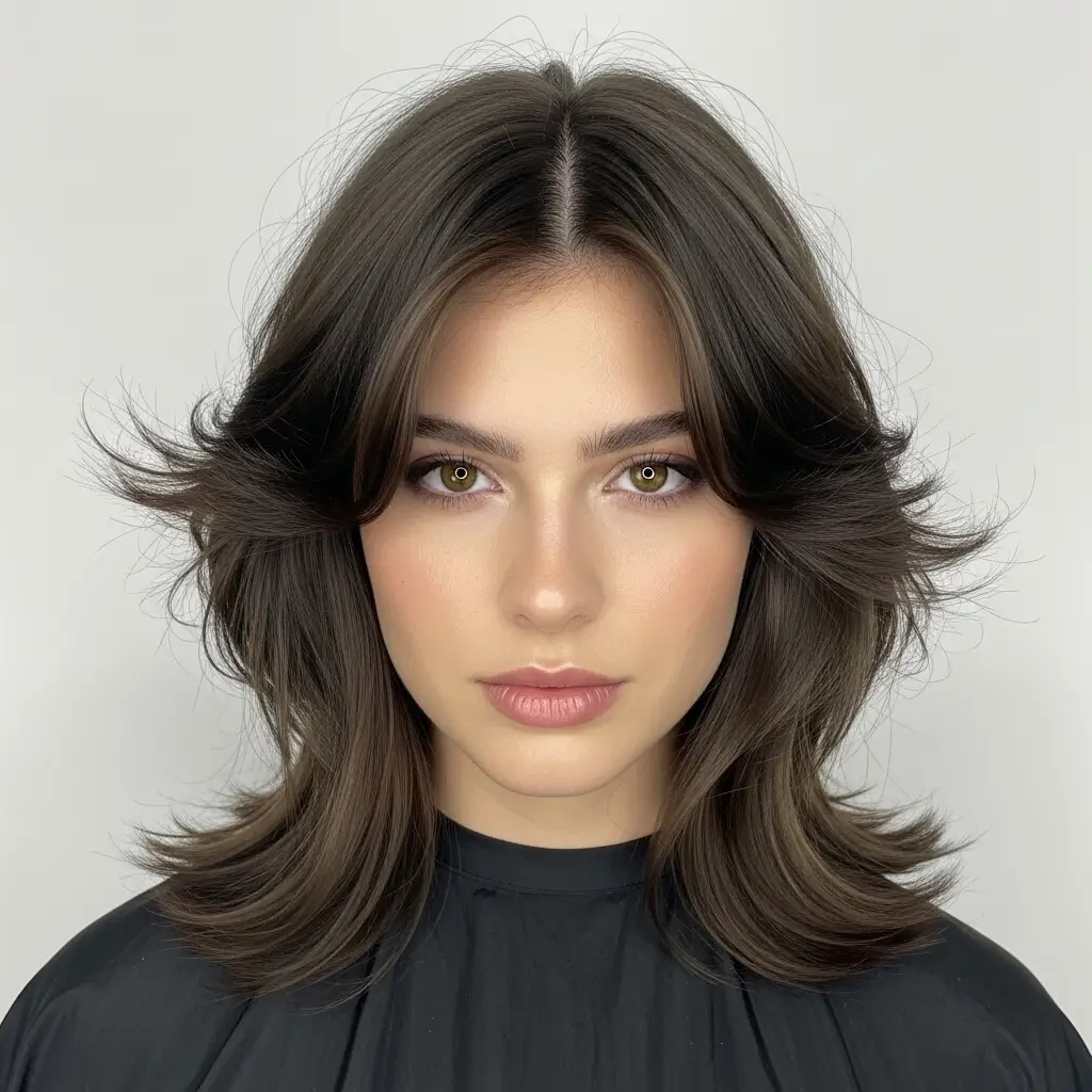 5. Butterfly Haircut With Face Framing Layers  Highlighting Your Best Features