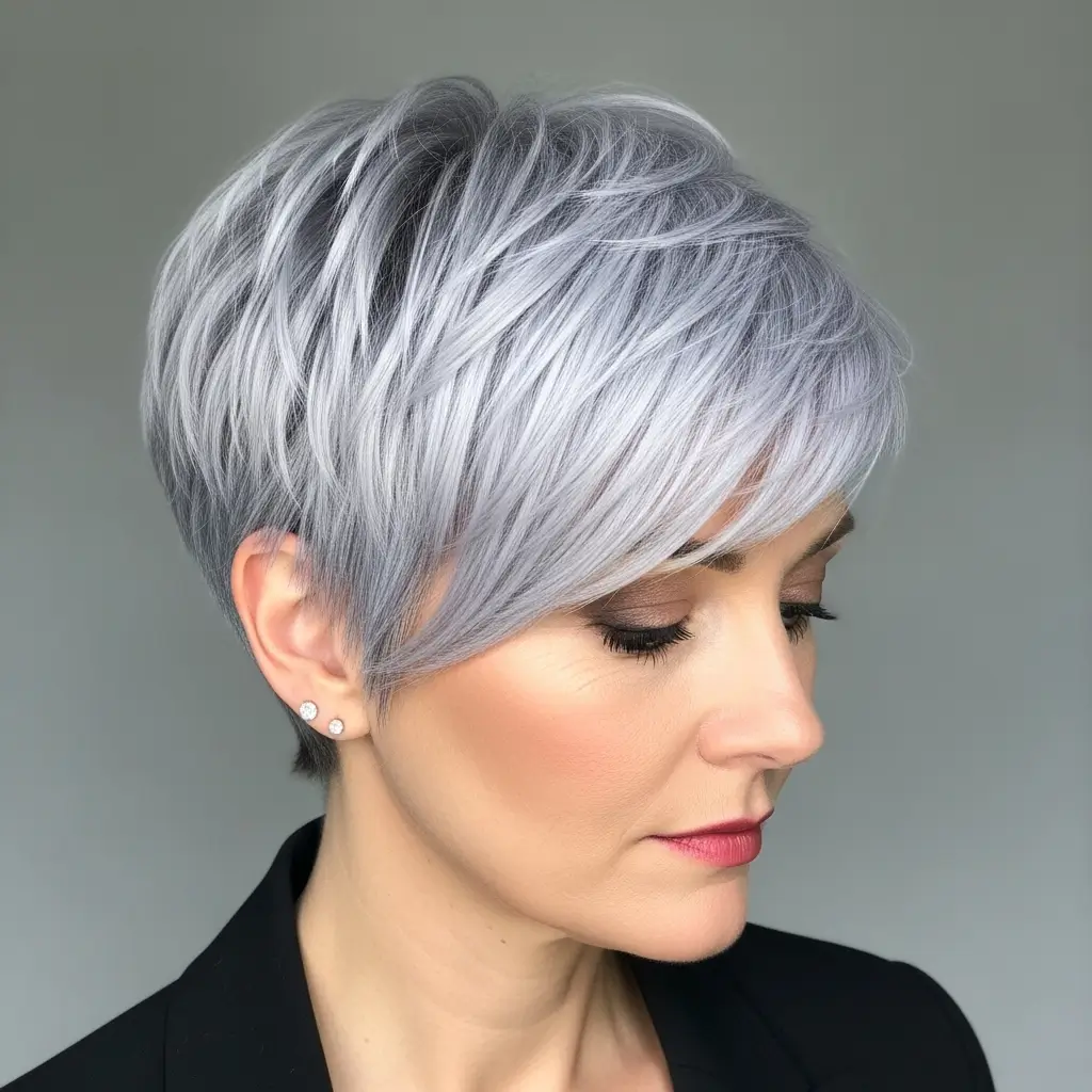5. The Silver Pixie Cut