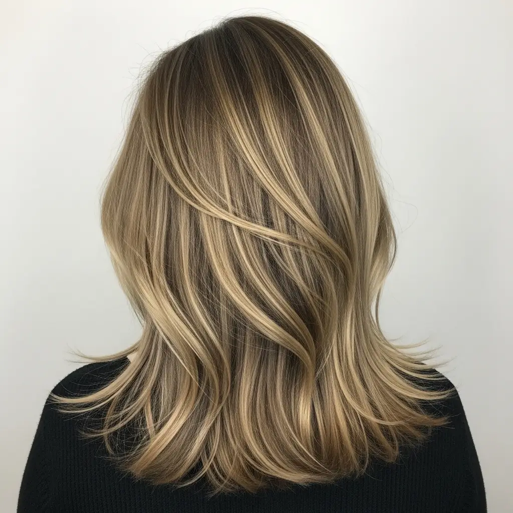 6. Caramel Blonde Highlights