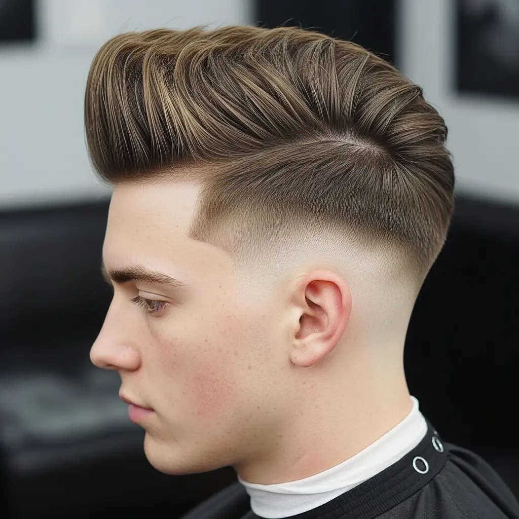 6. Quiff Fade  Volume, Drama, and Undeniable Cool Factor