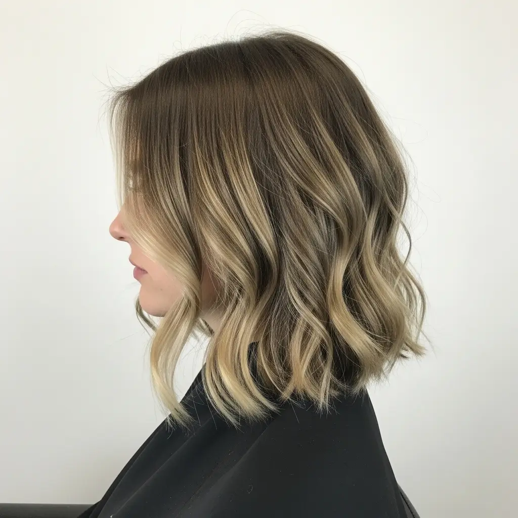 6. The Wavy Lob Perm