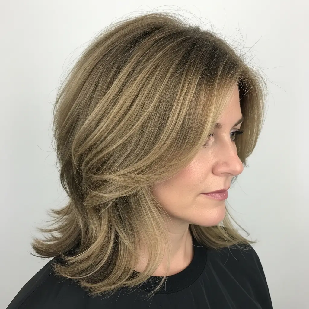 7. The Layered Mid Length Cut