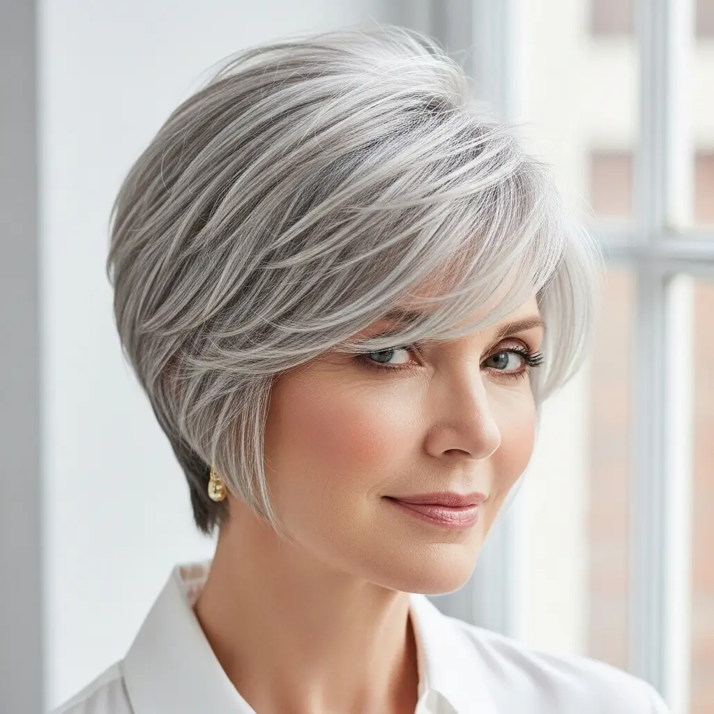 7. The Layered Pixie Bob