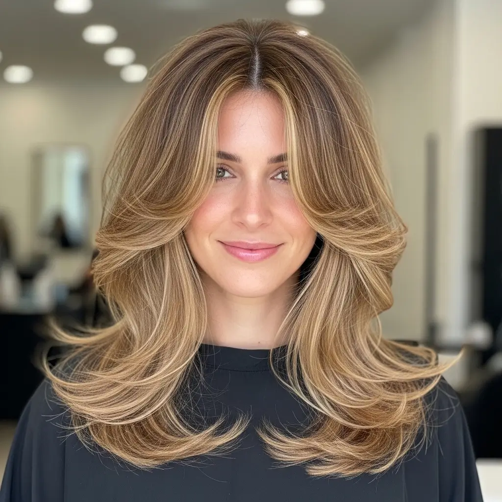 8. Long Shag Haircut for Thin Hair