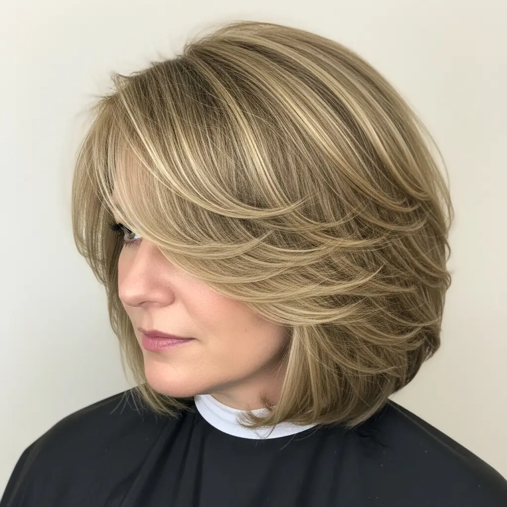 8. The Feathered Bob