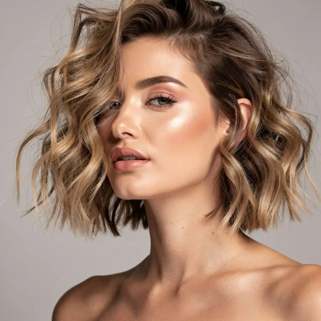 10. Tousled Beach Wave Bixie