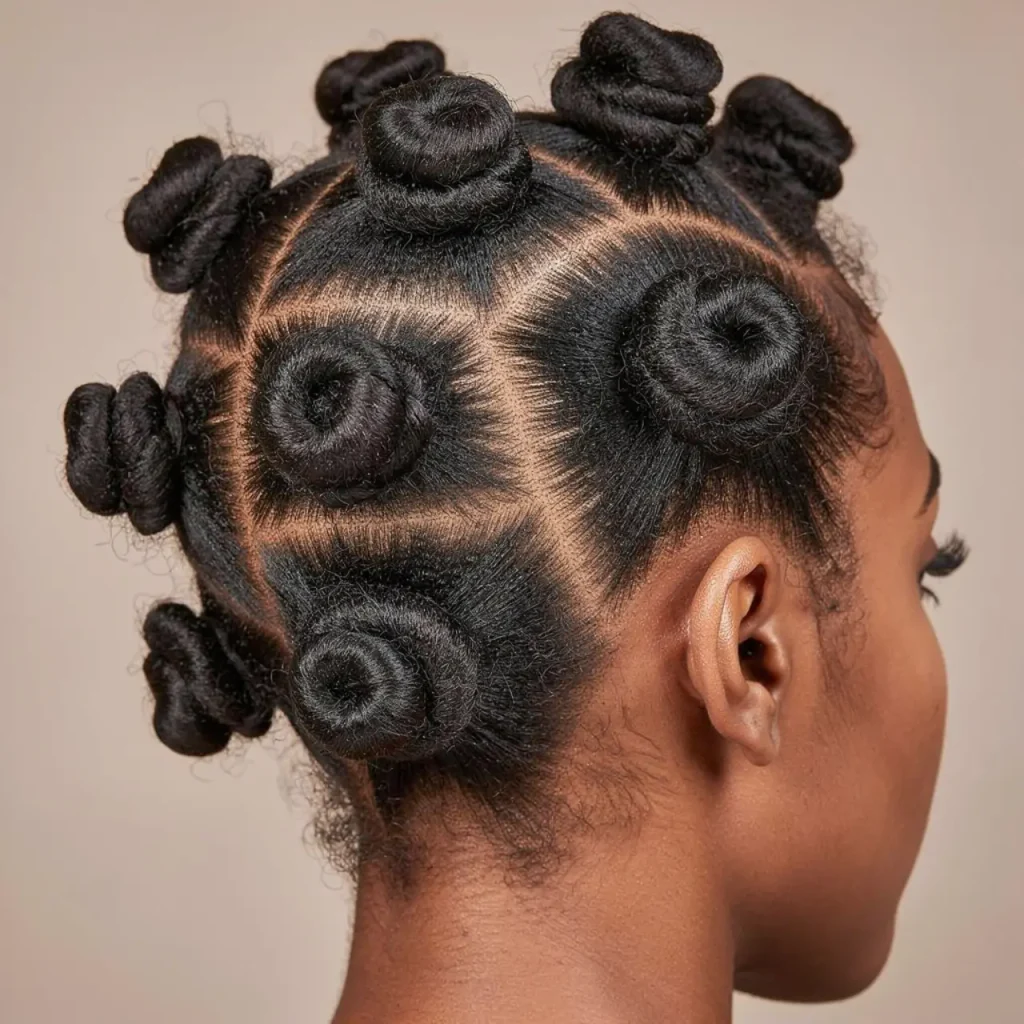 12. Bantu Knots