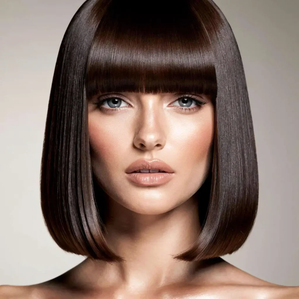 12. Sleek Straight Medium Cut