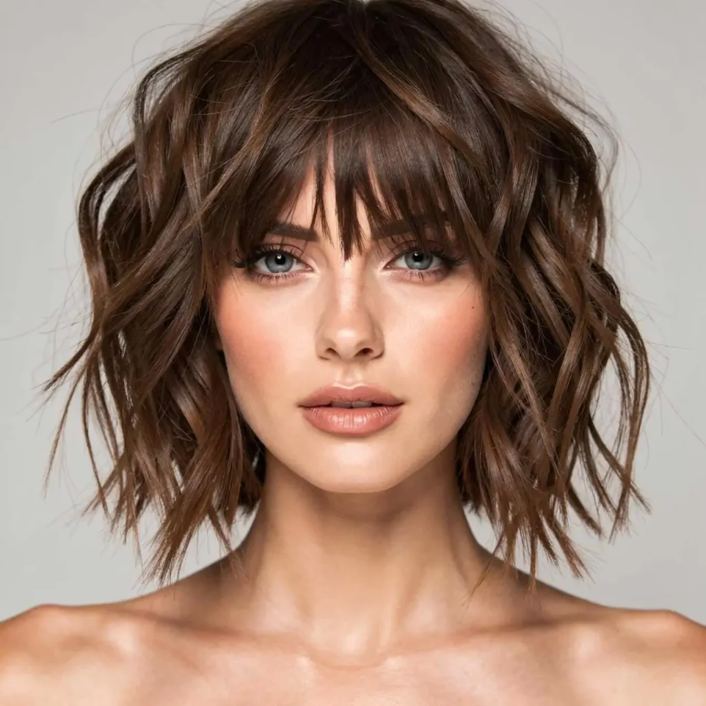 13. Medium Length Wolf Cut