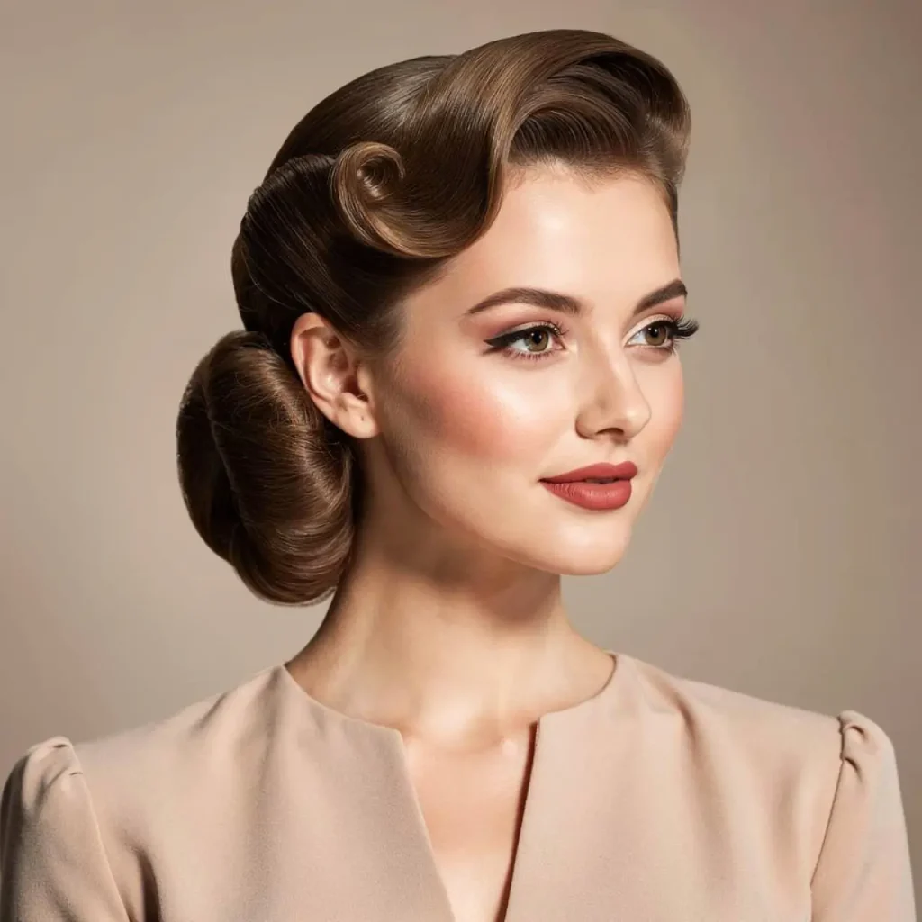 13. Pinned Back Curls