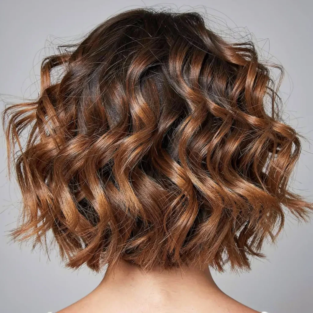 15. Curly Shag Haircut