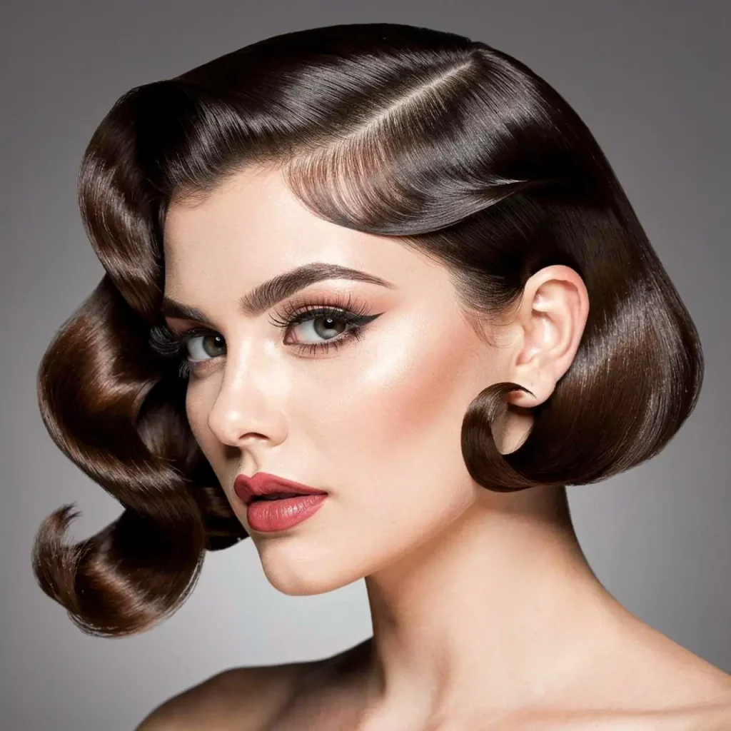 16. Asymmetrical Finger Waves