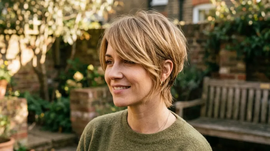 16. Long Pixie With Side Bangs