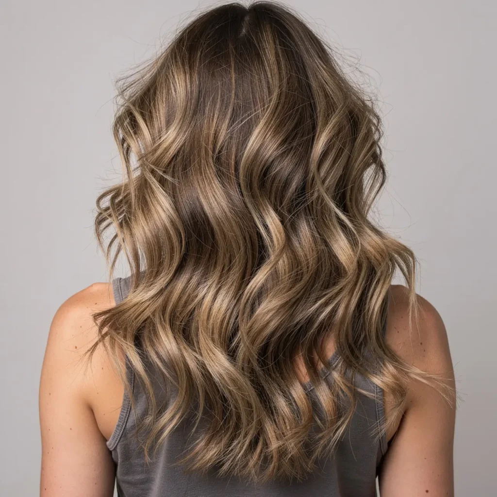 16. Long Tousled Layered Cut