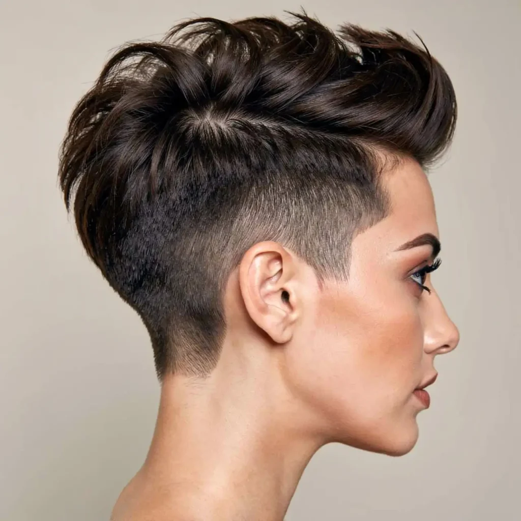 16. Tapered Pixie with Volume