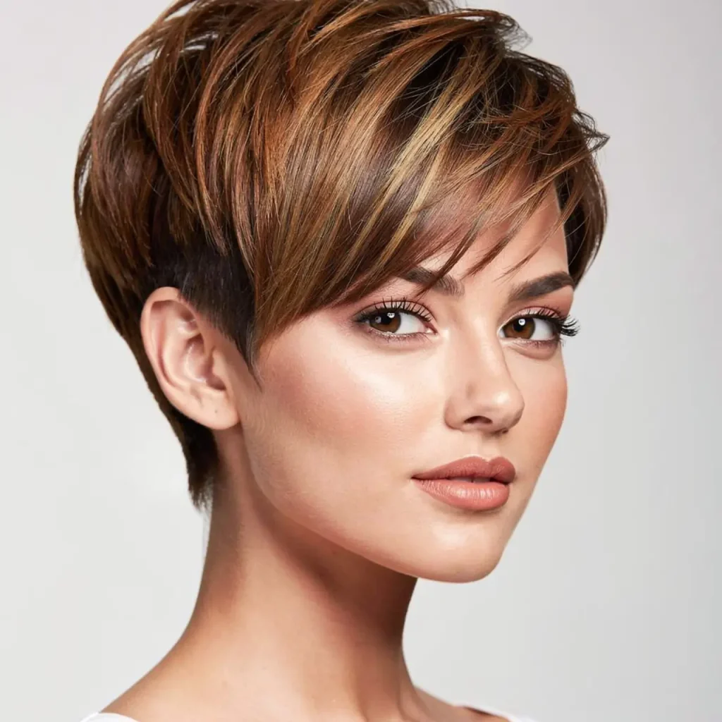 17. Medium Length Pixie Bob