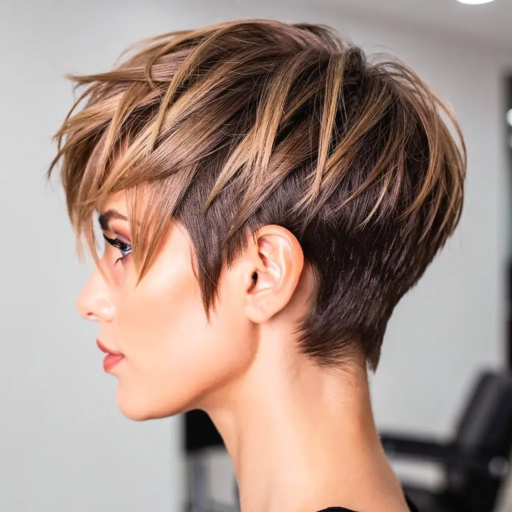 19. Layered Pixie Cut