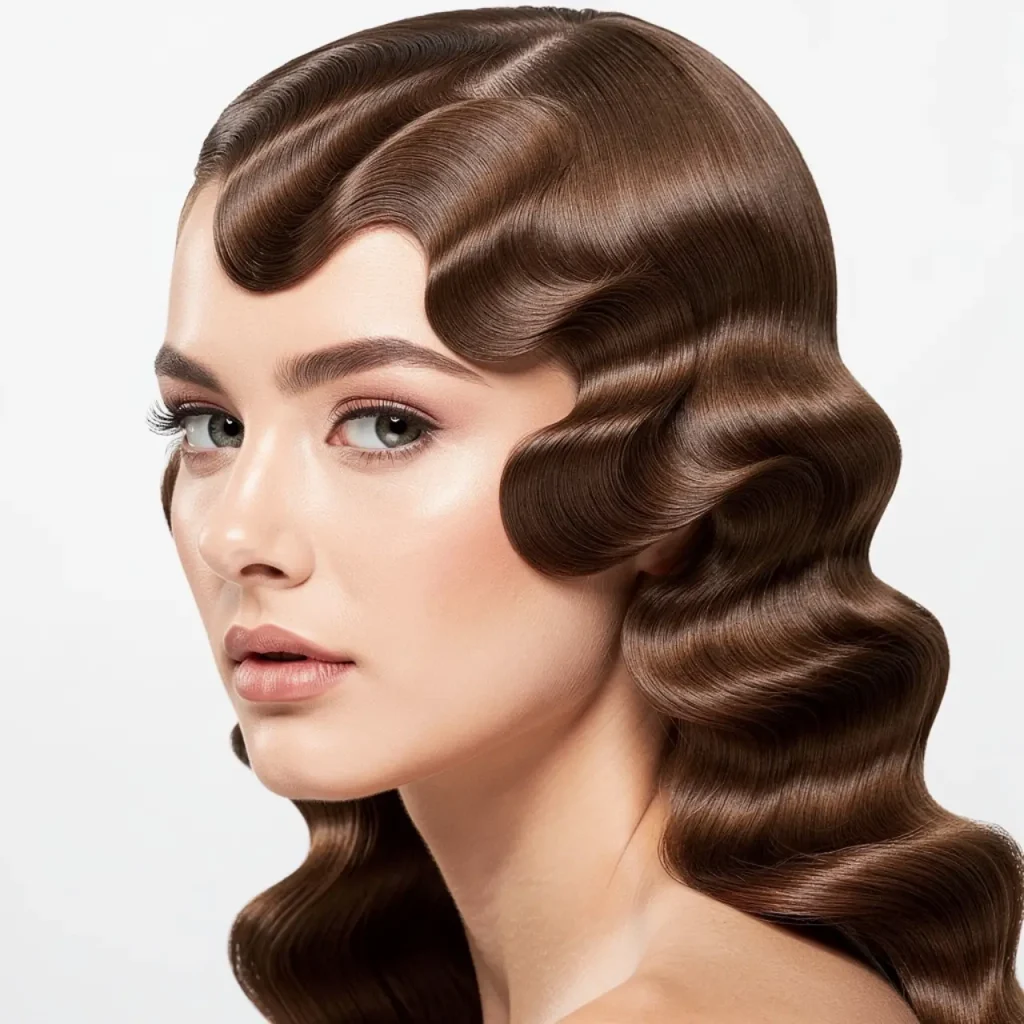 20. Faux Finger Waves