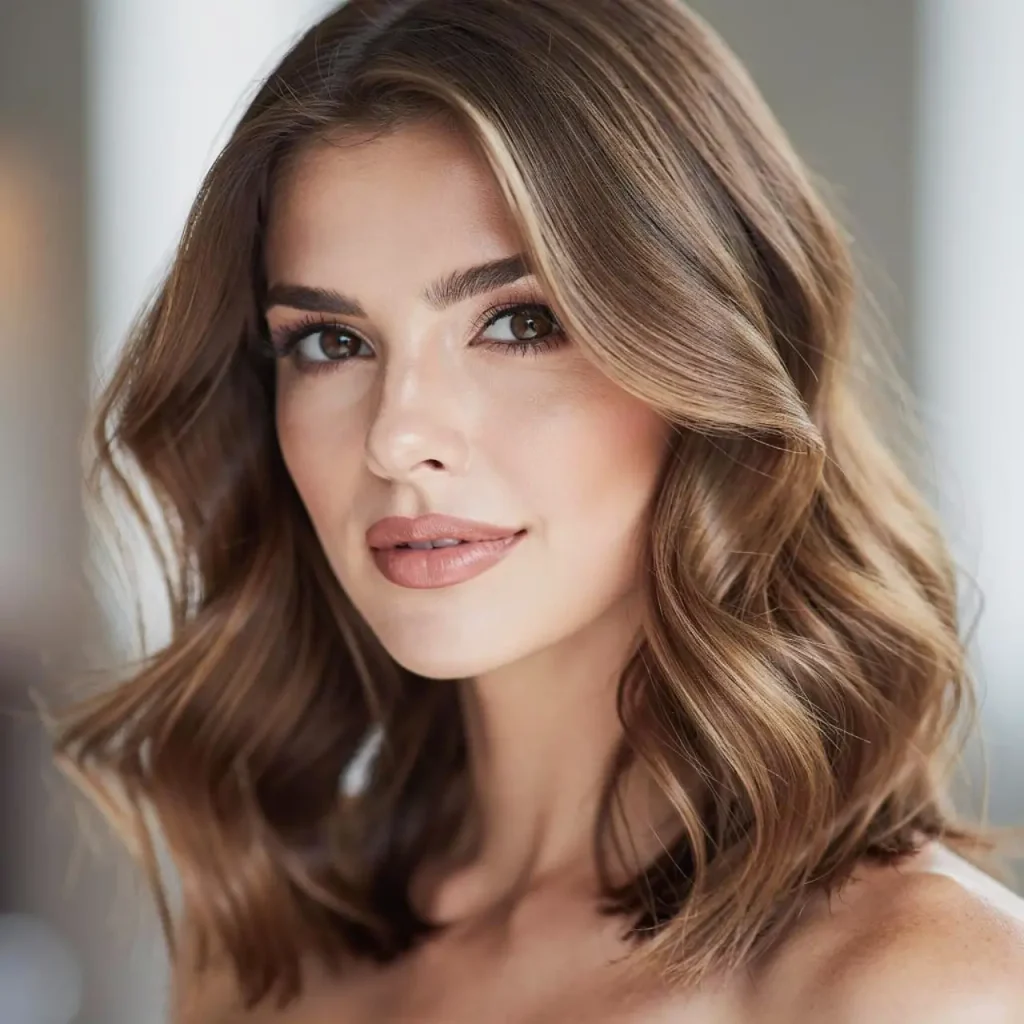 20. Medium Length with Soft Waves