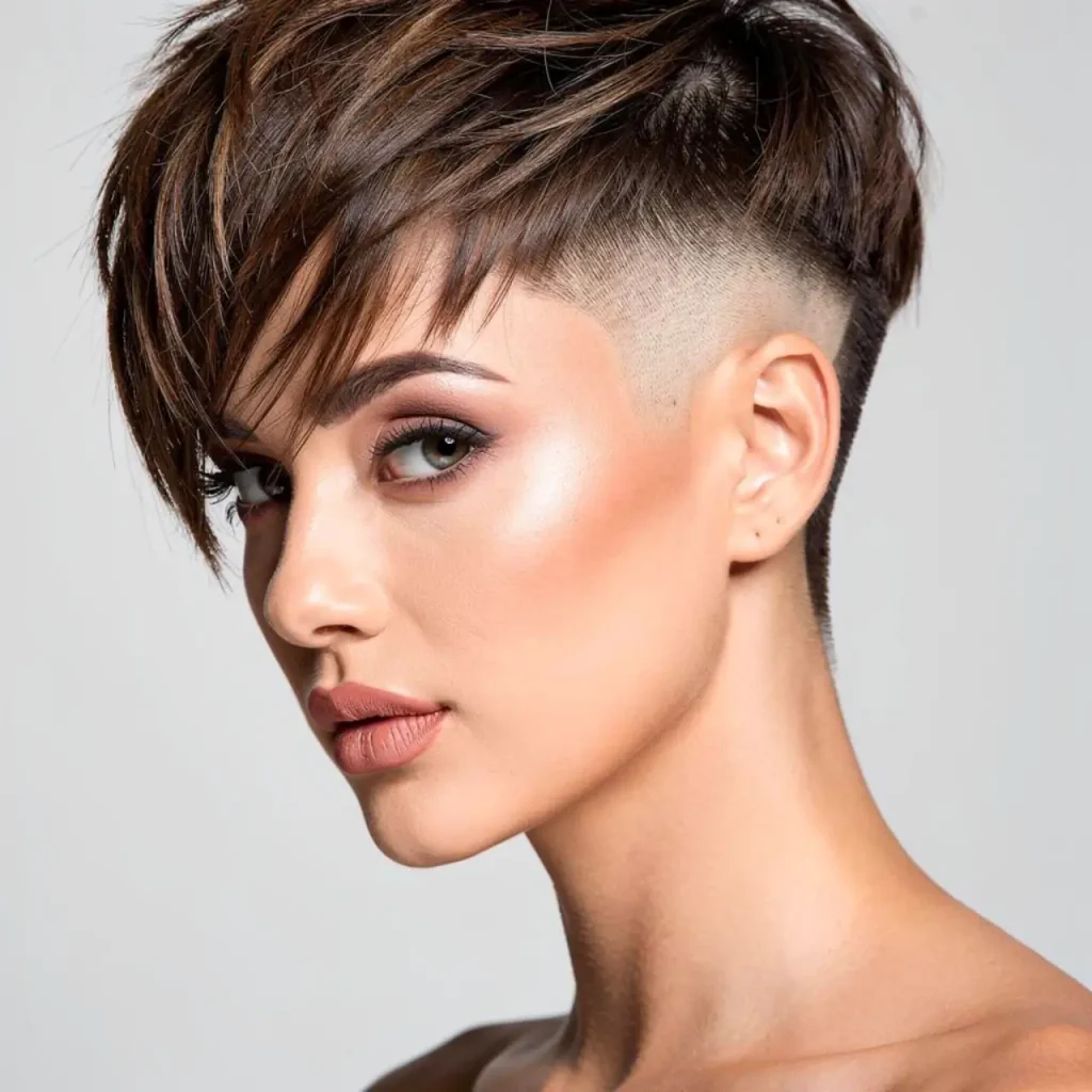 3. Edgy Undercut Bixie