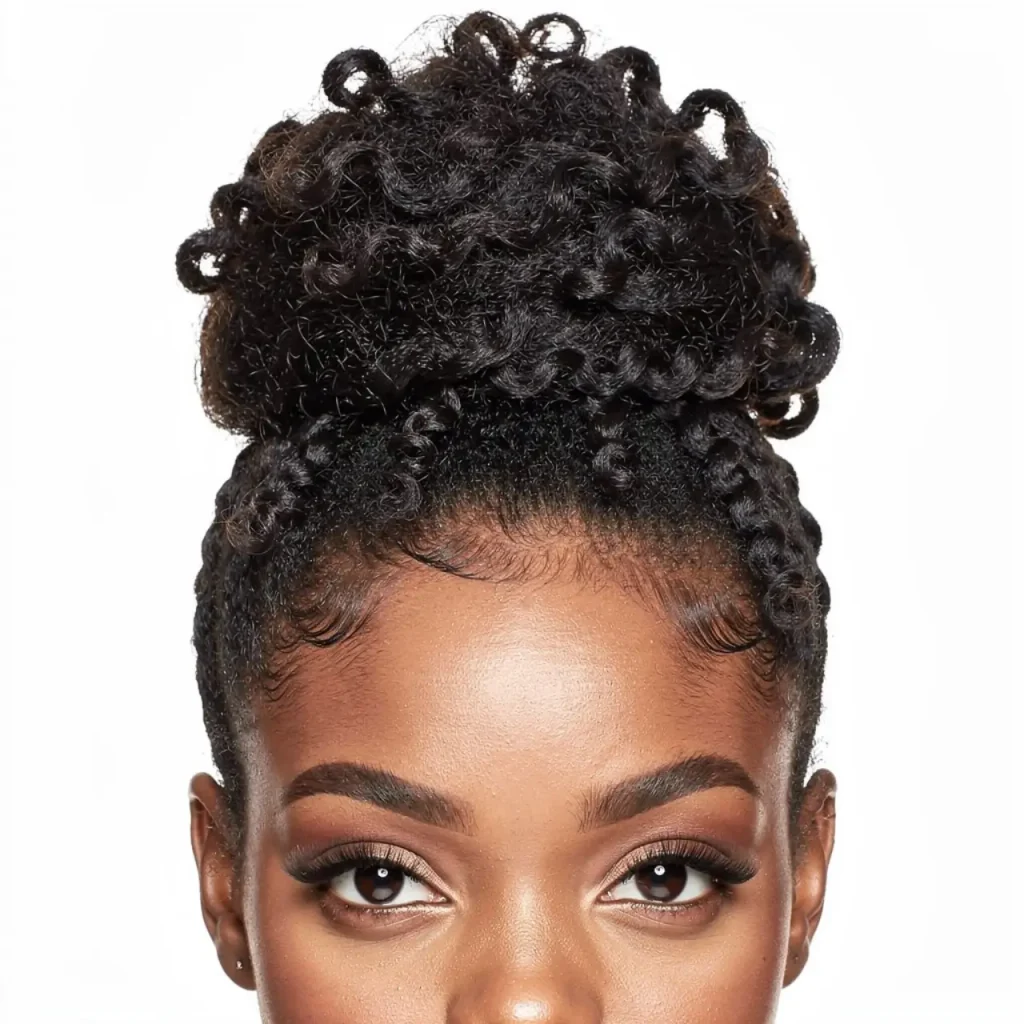 3. Pineapple Updo