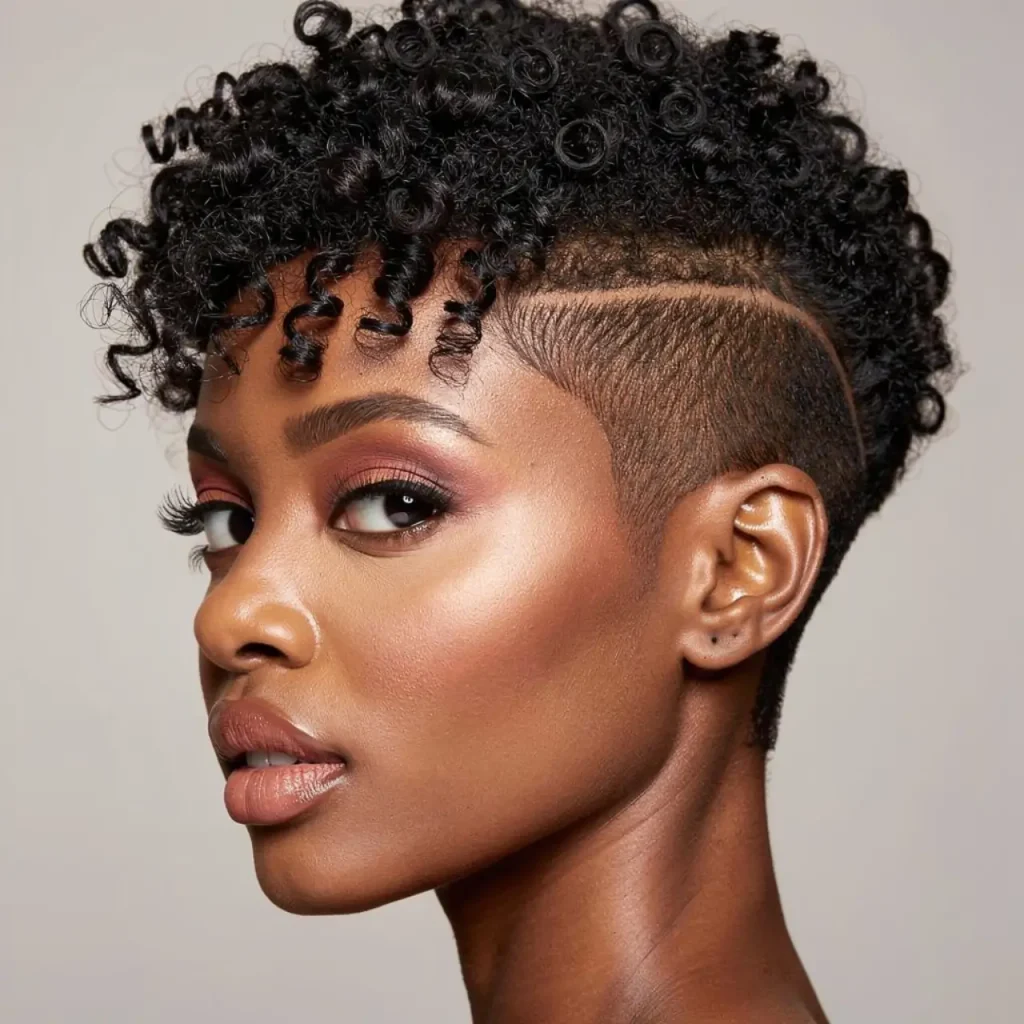 4. Curly Pixie Cut