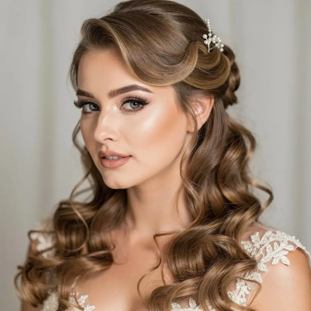 4. Half Up Half Down Style