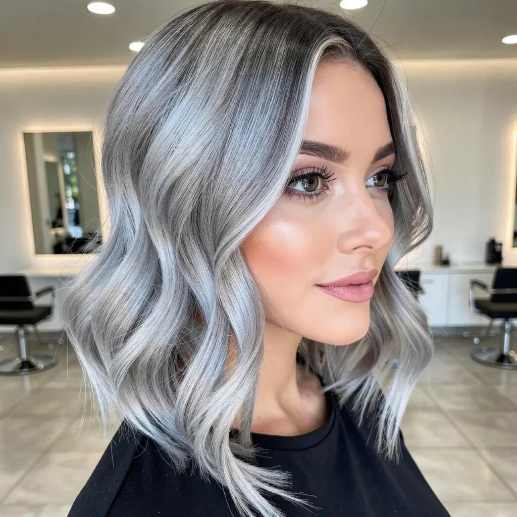 5. Silver Lob with Highlights