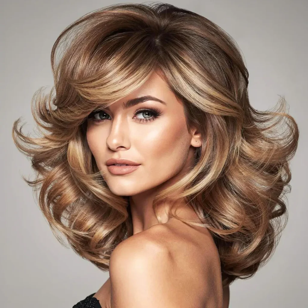 5. Wavy Butterfly Haircut