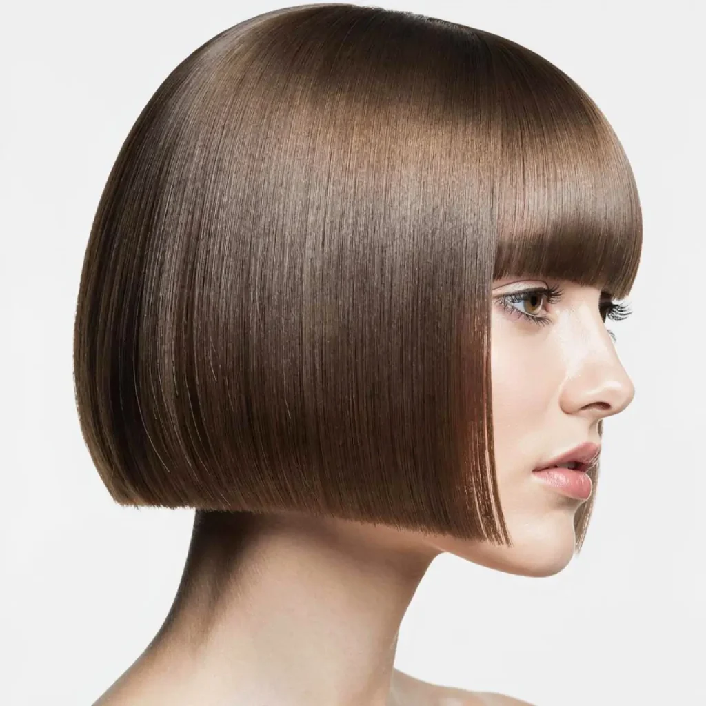 8. Sleek Straight Bob
