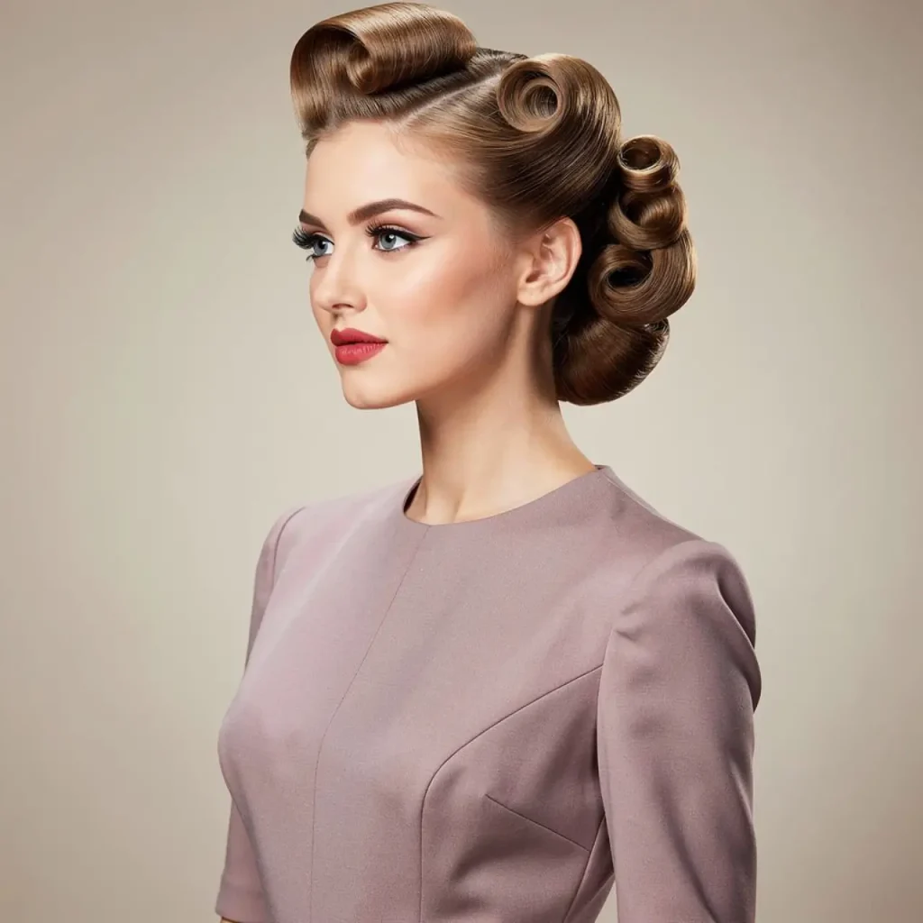 8. Vintage Inspired Updo