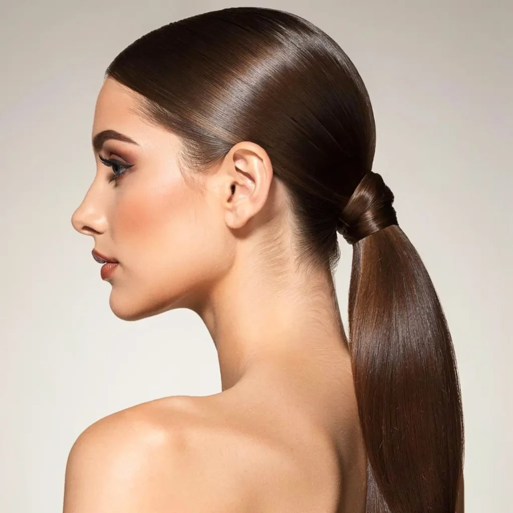 9. Polished Ponytail