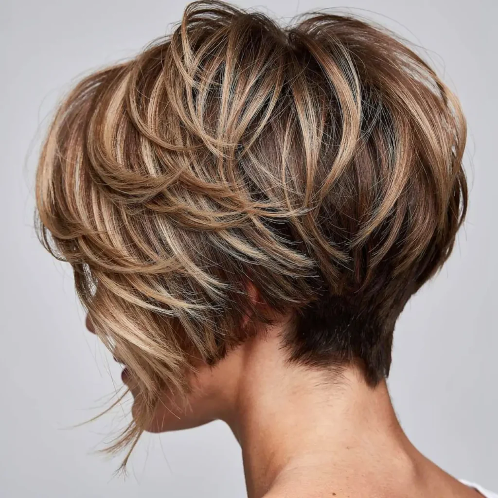 1. Classic Feathered Shaggy Bob