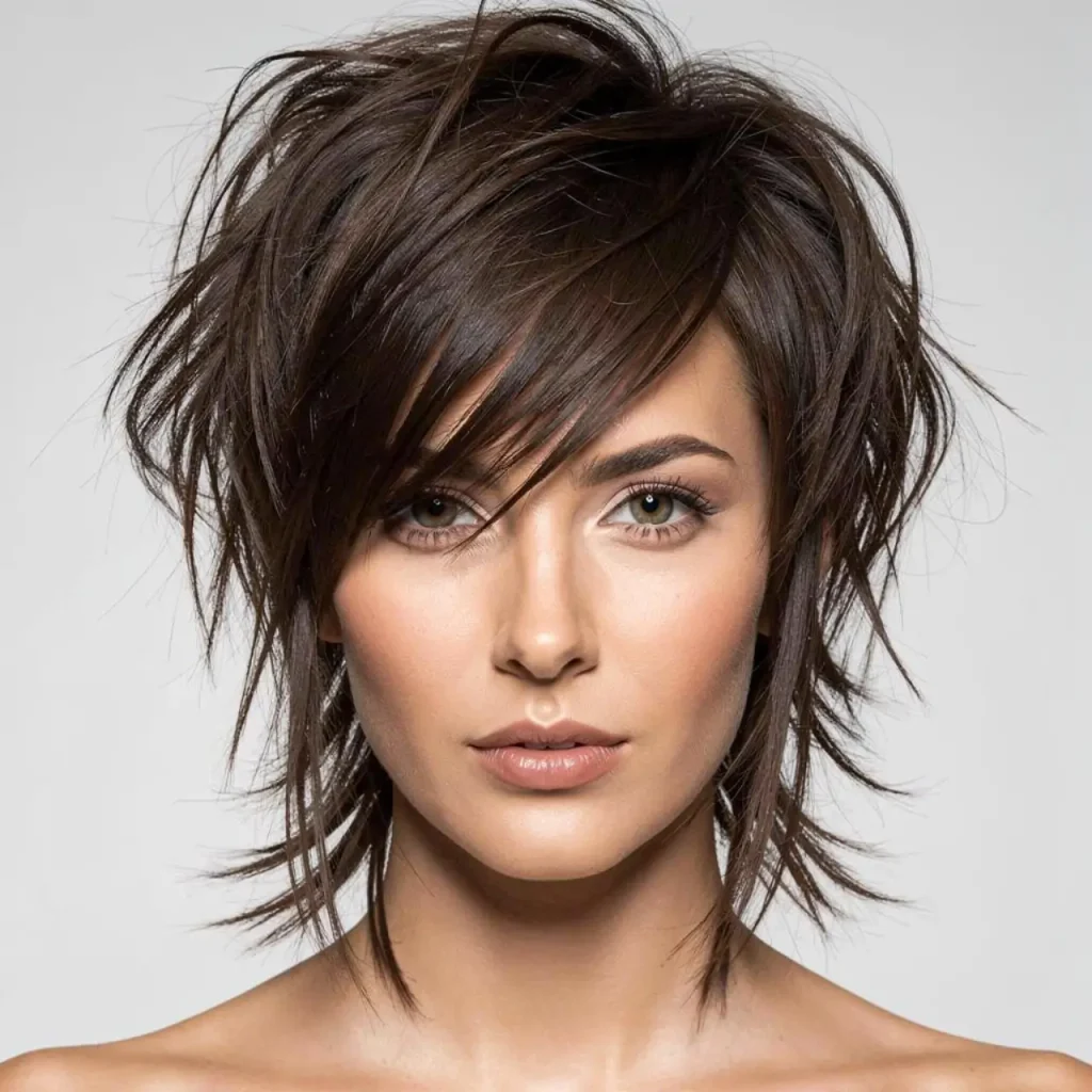 10. Mullet-Inspired Shag Bob