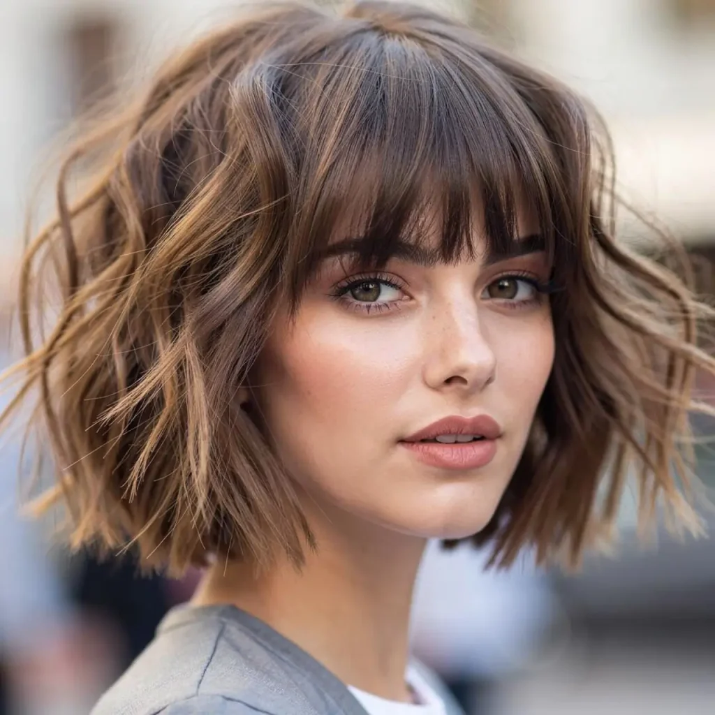 12. Choppy French Bob