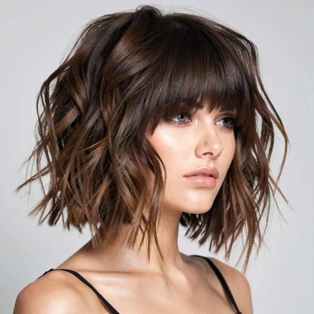 12. Textured Lob with Heavy Fringe