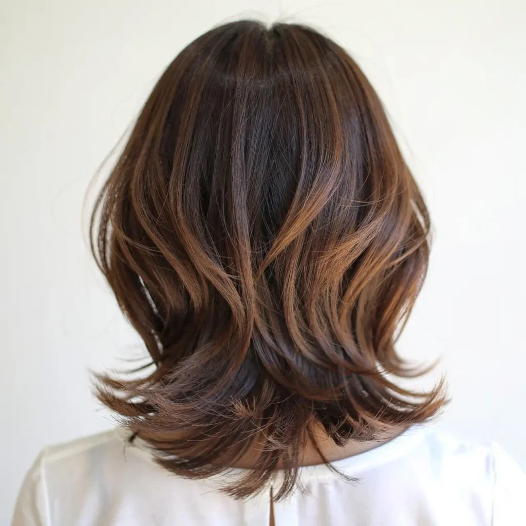 17. Medium-Length Cut with Face-Framing Layers