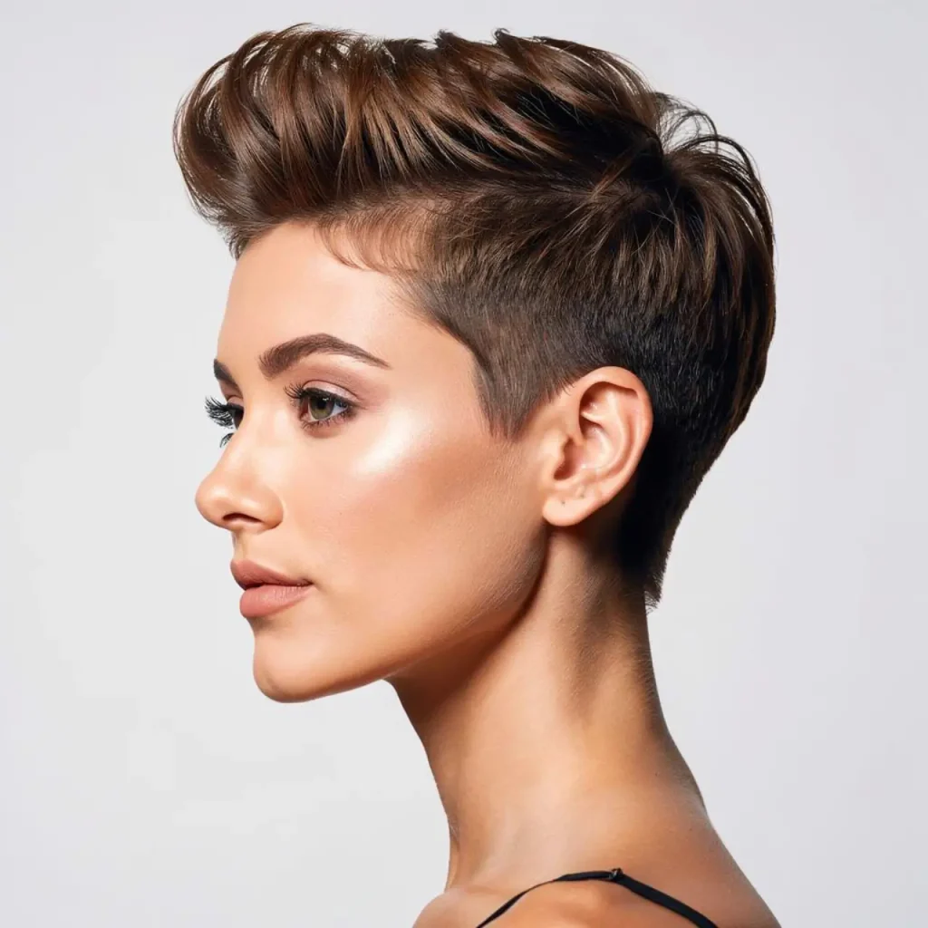 17. Volumized Crown Pixie