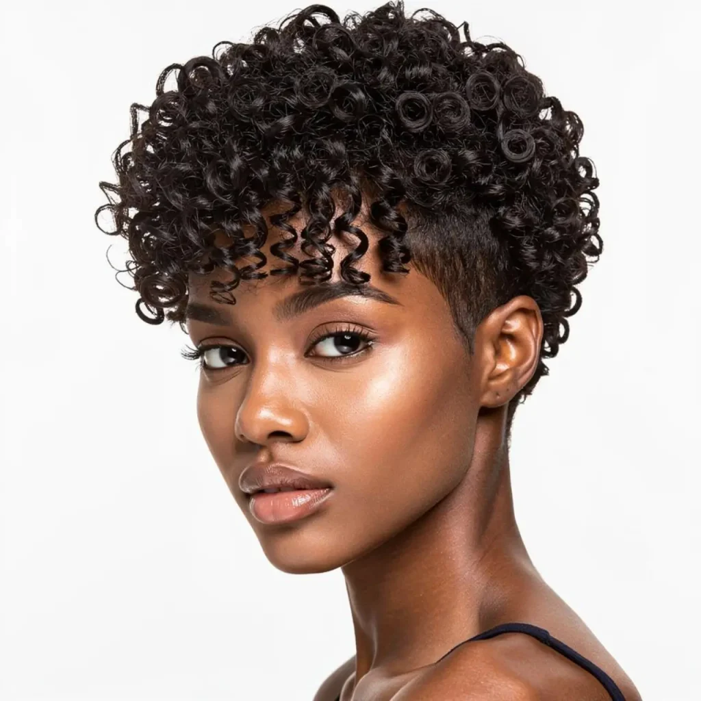 19. Choppy Textured Crop for Curly Coils