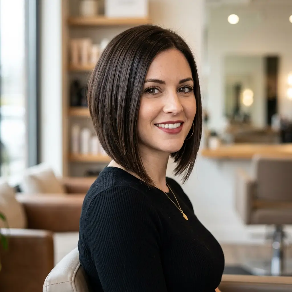 4. Chin-Length Inverted Bob