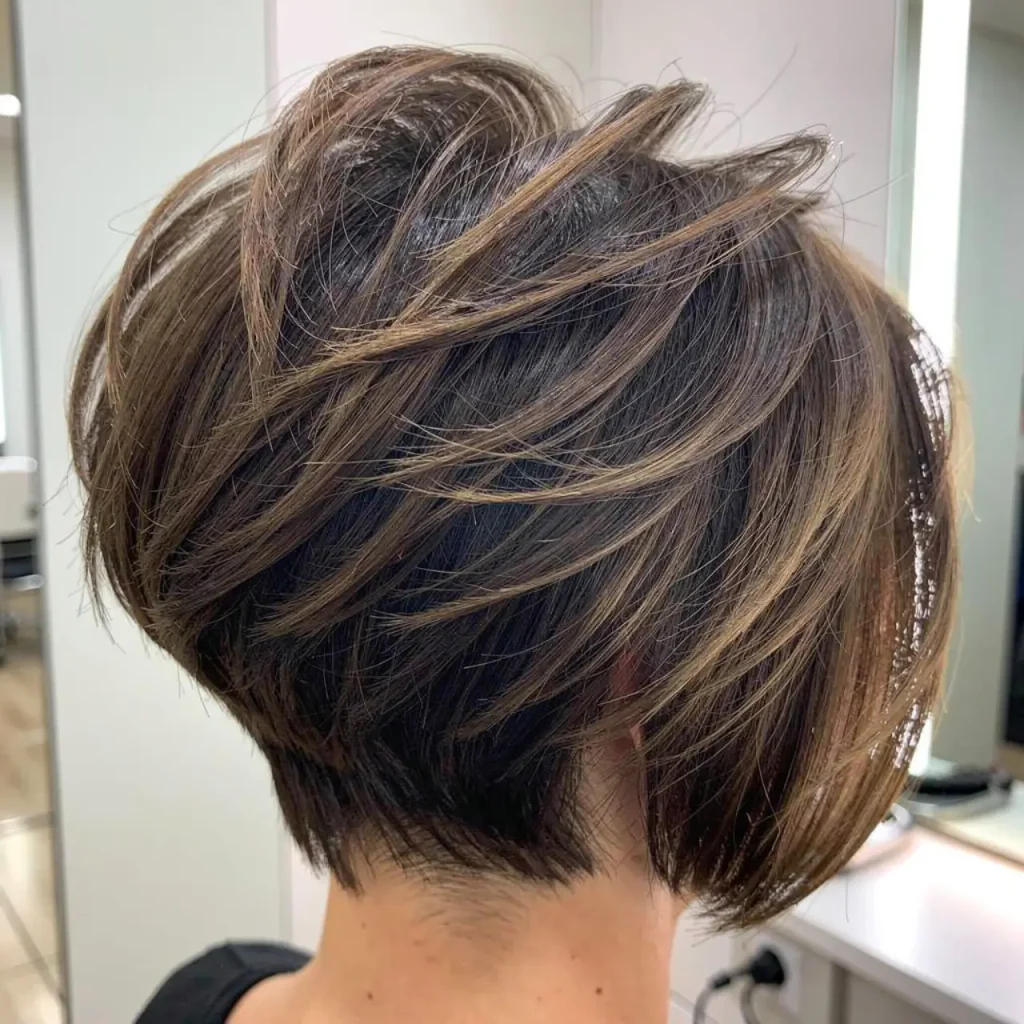 5. Voluminous Root-Lift Shag Bob