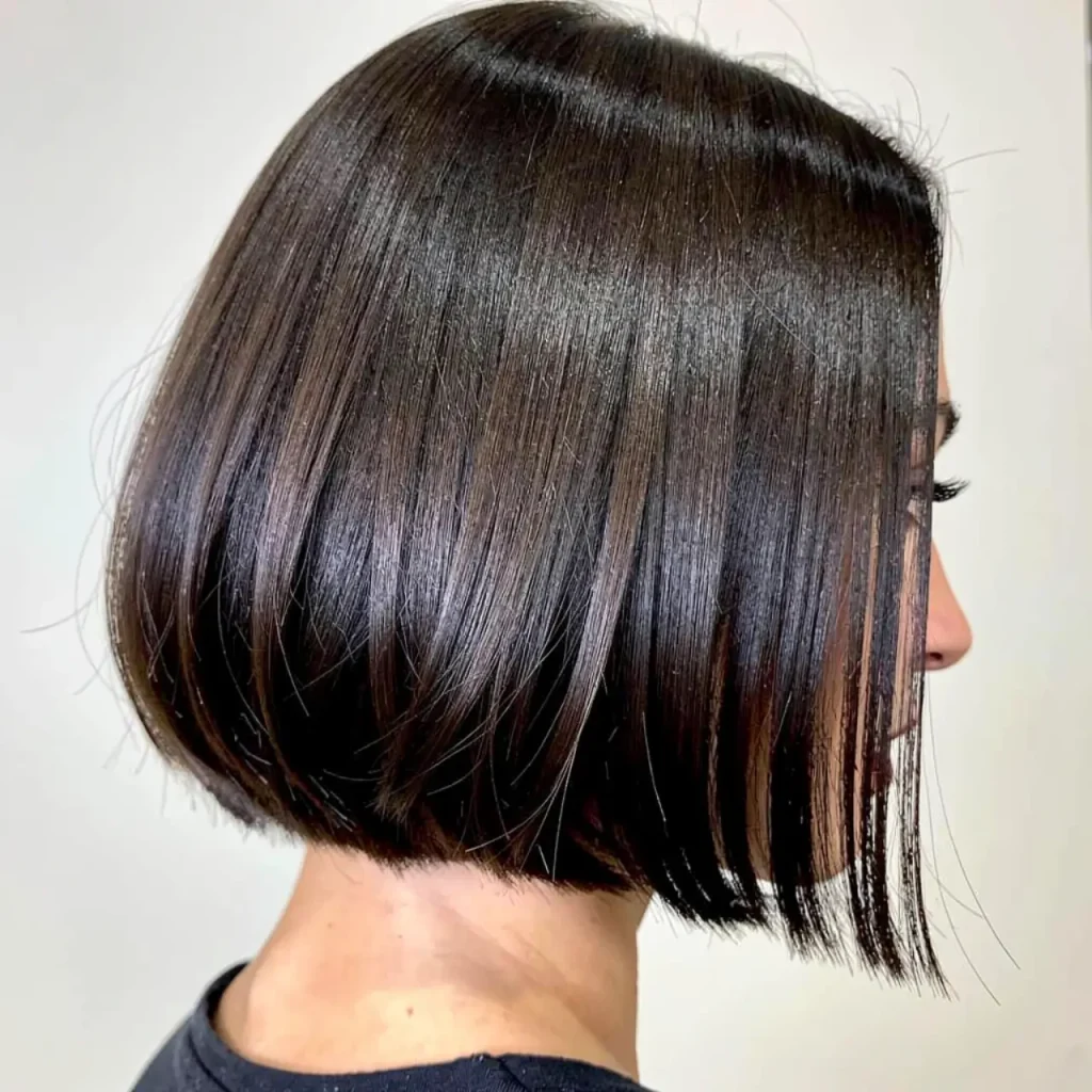 8. Sleek Straight Shag Bob