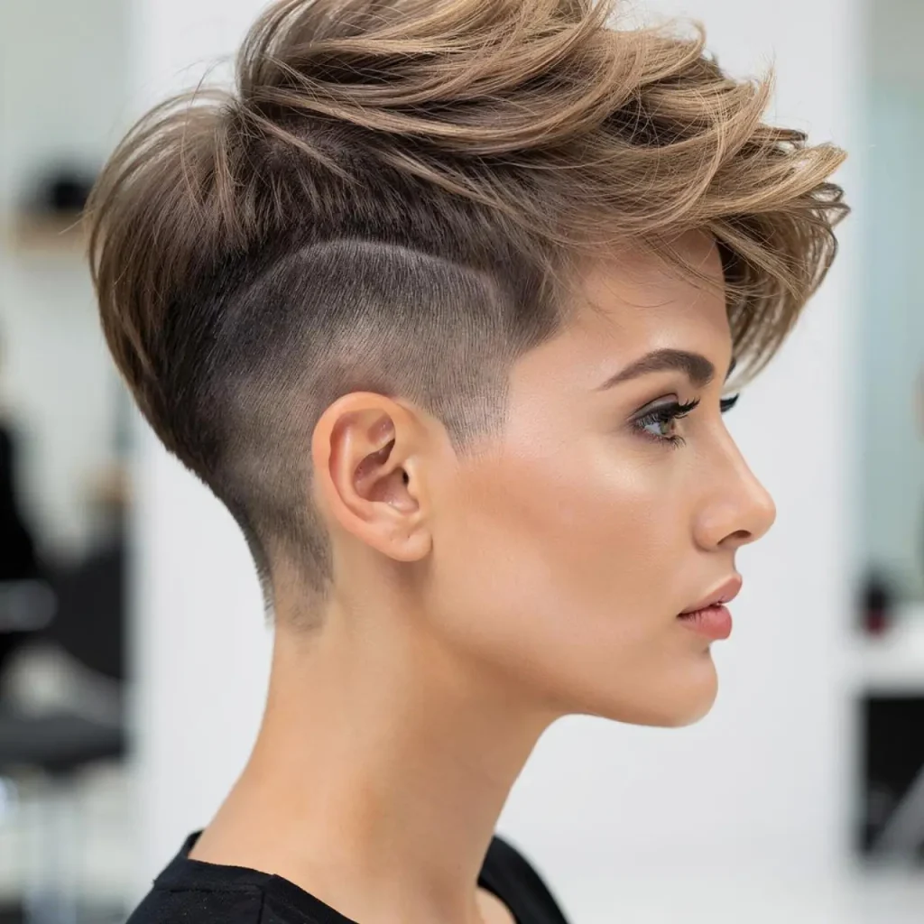 9. Long Pixie With Undercut