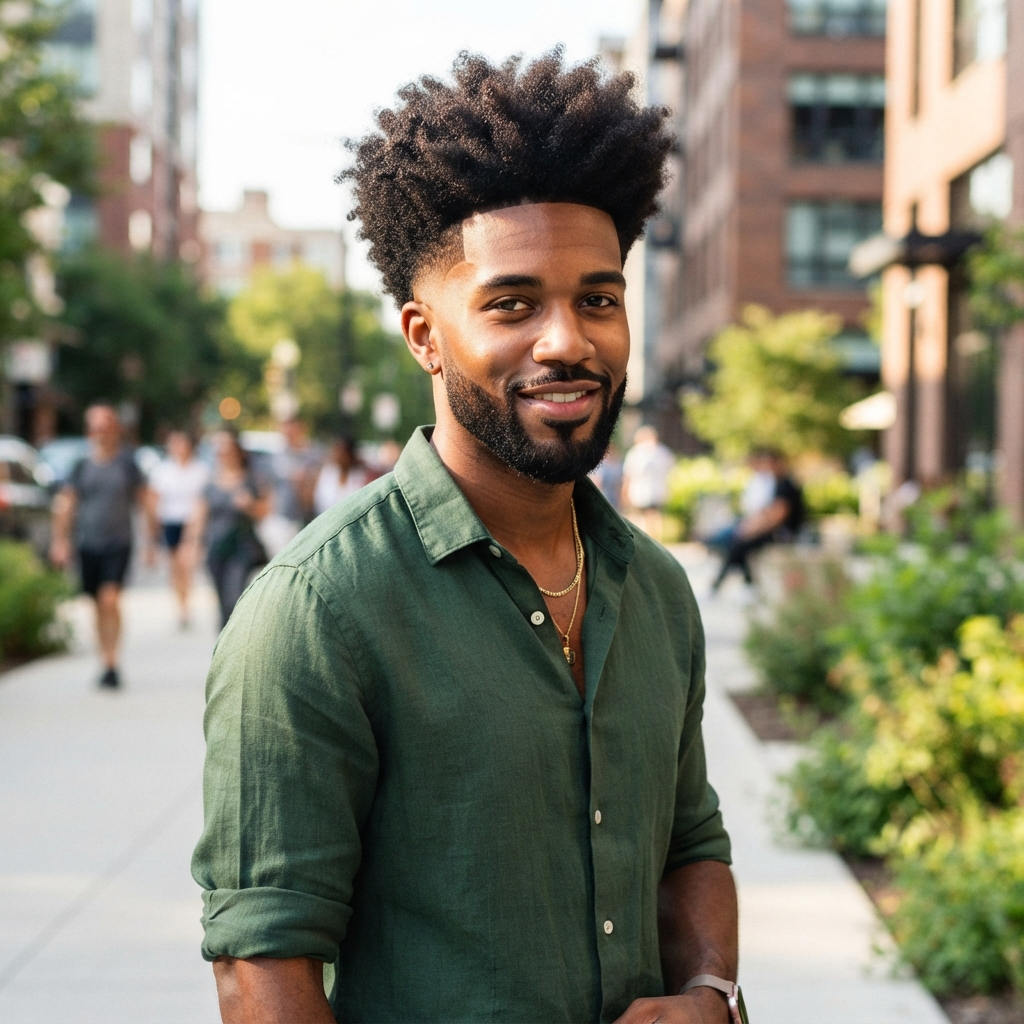 Afro Fade Haircut