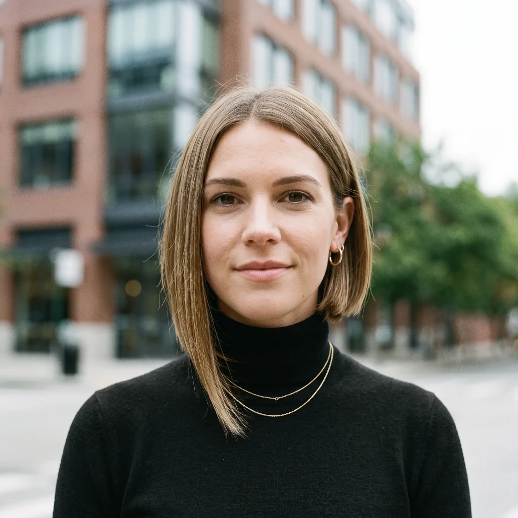 Asymmetrical Chin-Length Bob