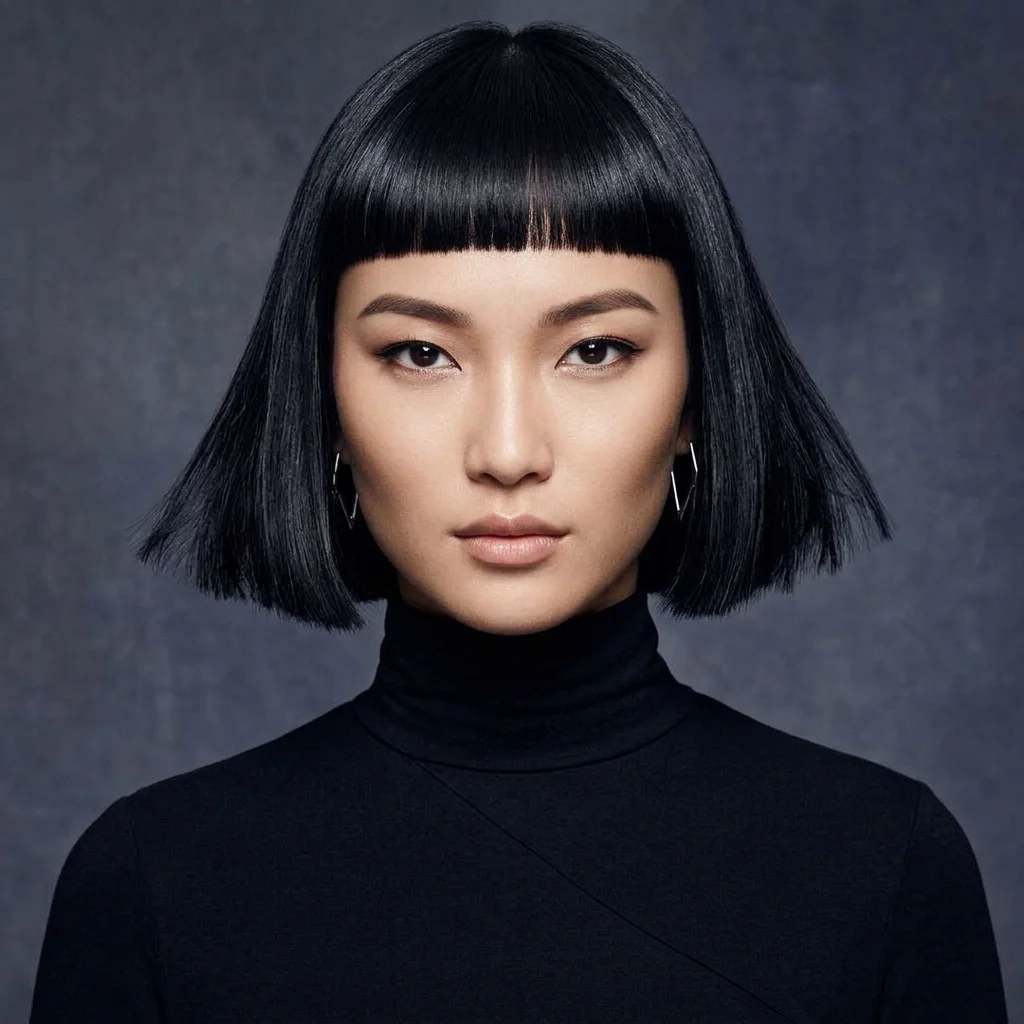 Blunt Micro Bangs