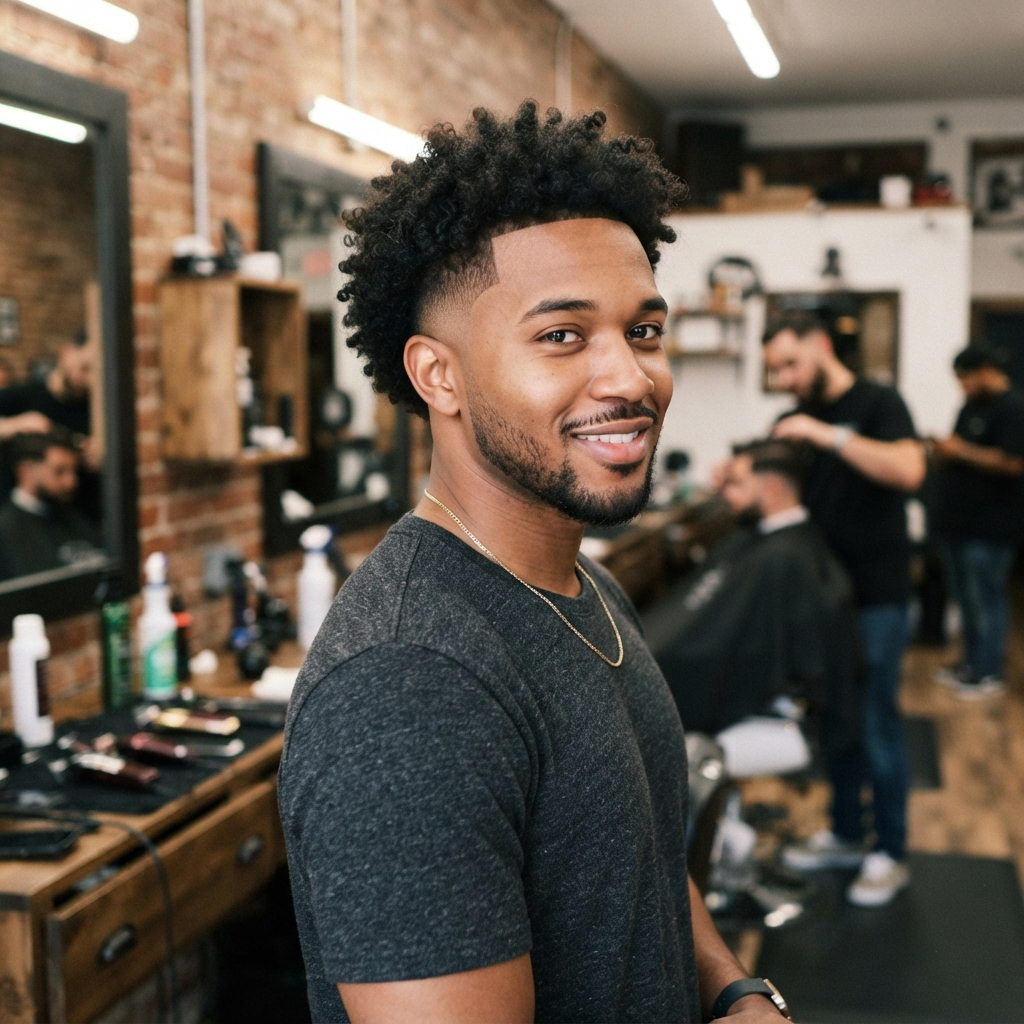Burst Fade Haircut