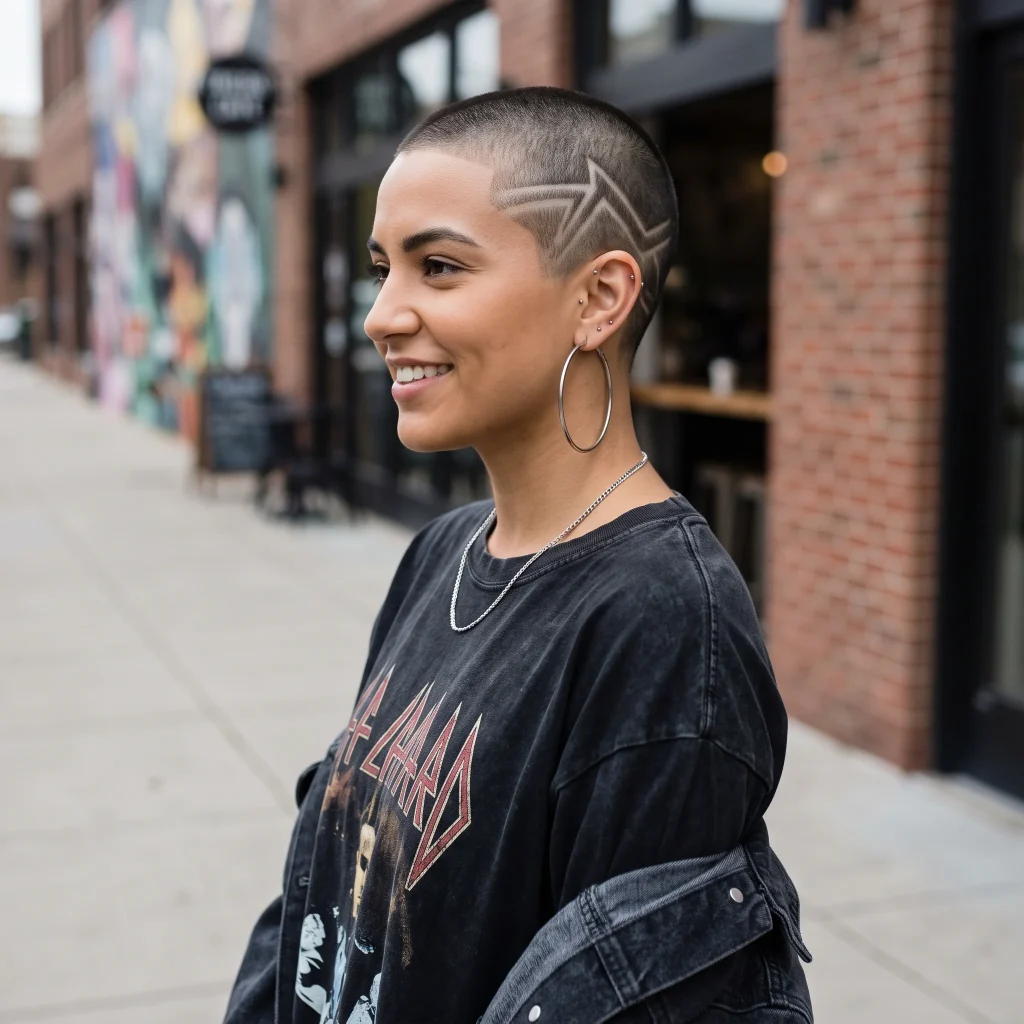 Buzz Cut with Design
